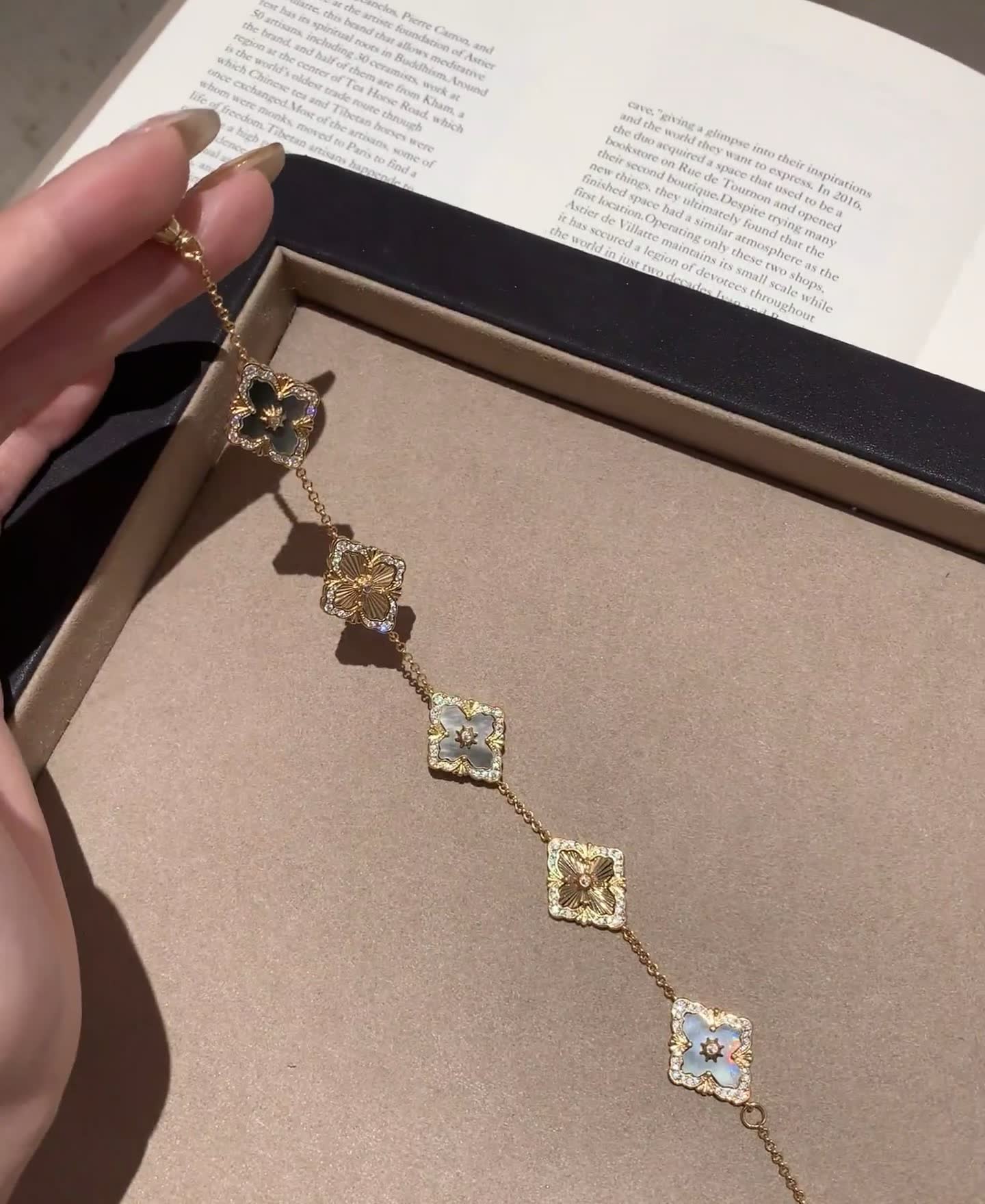 Buccellati Van Cleef & Arpels Vintage Alhambra Bracelet